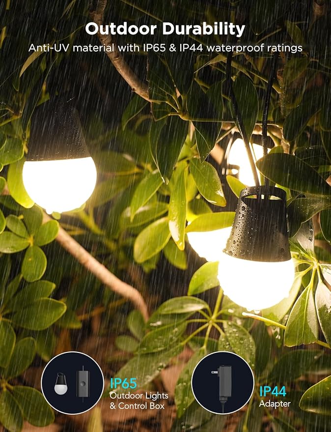 Govee Smart Outdoor String Lights 2, 144ft Outdoor Lights - Image 4