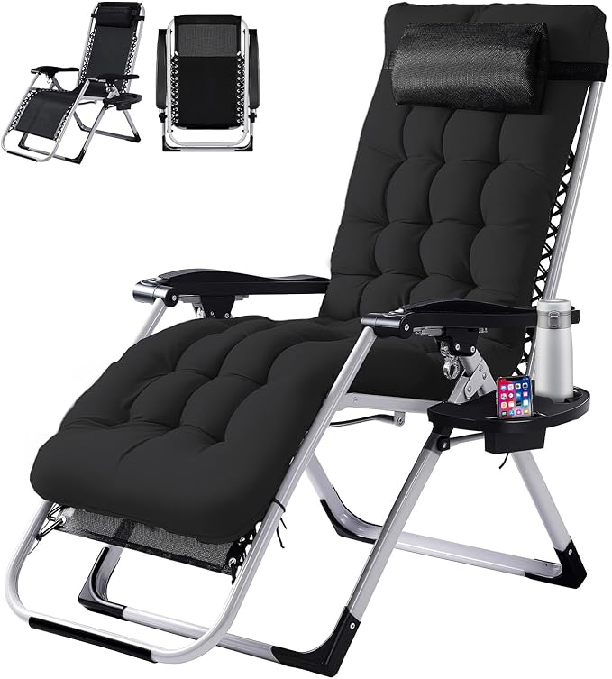 VINGLI Padded Zero Gravity Chair, Lounge Chair by VINGLI