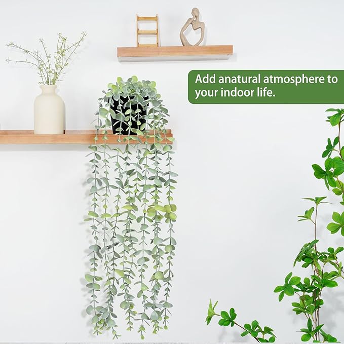 Waipfaru 2Pcs Fake Hanging Plants - Image 6