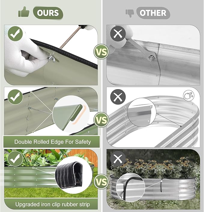Galvanized Raised Garden Bed - Image 4