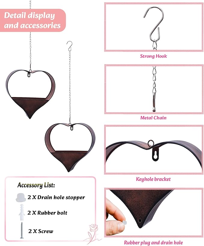 Metal Plant Hangers Indoor and Outdoor - Image 4