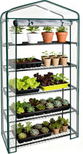 Worth Garden 50% Extra Wide Mini Greenhouse 5 Tier Portable Plant Green House by WORTH