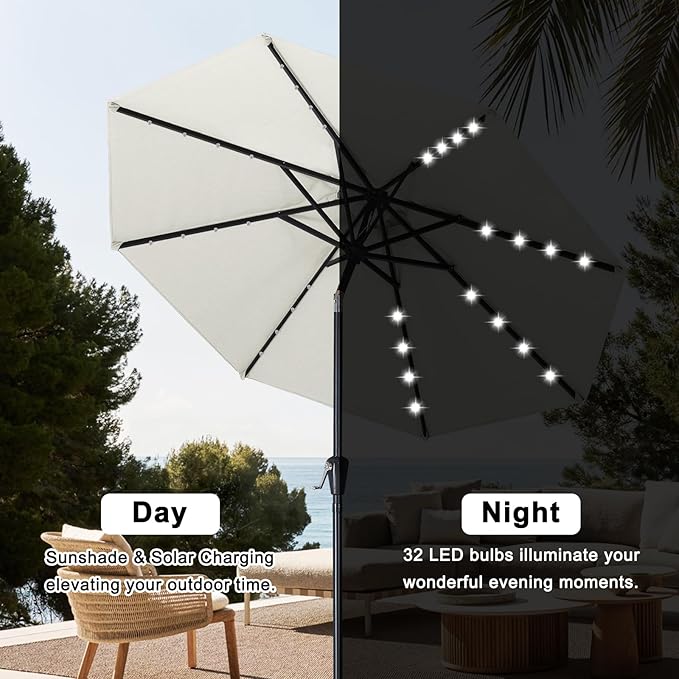 ABCCANOPY 10FT Durable Solar Led Patio Umbrellas - Image 4
