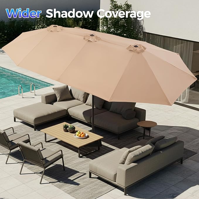 SUPERJARE 13FT Outdoor Umbrella - Image 4