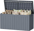 Devoko 100 Gallon Outdoor Storage Box, Waterproof Resin Deck Box by DEVOKO