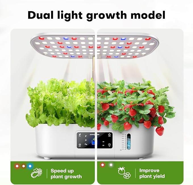 Ahopegarden Hydroponics Growing System Kit Indoor Herb Garden - Image 3