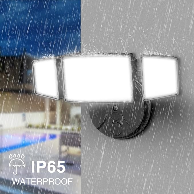 Onforu 75W Flood Lights Outdoor, 7000LM Brightness Security Lights Switch - Image 7