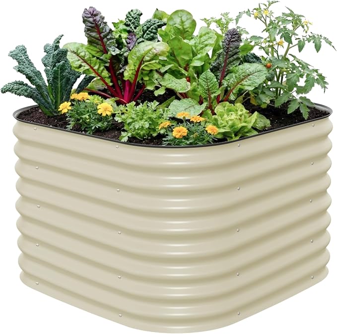 Vego garden 26" Extra Tall Raised Garden Bed Kits, 4 in 1 Modular Raised by VegoGarden