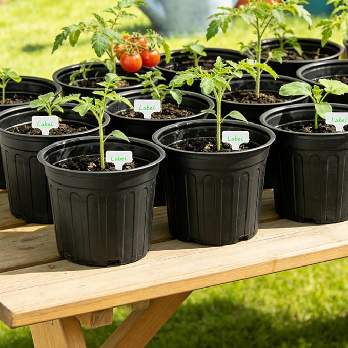 72-Pack 2/2.5/3 Gallon Flexible Plastic Plant Pots, Thickened Soft Seed - Image 8