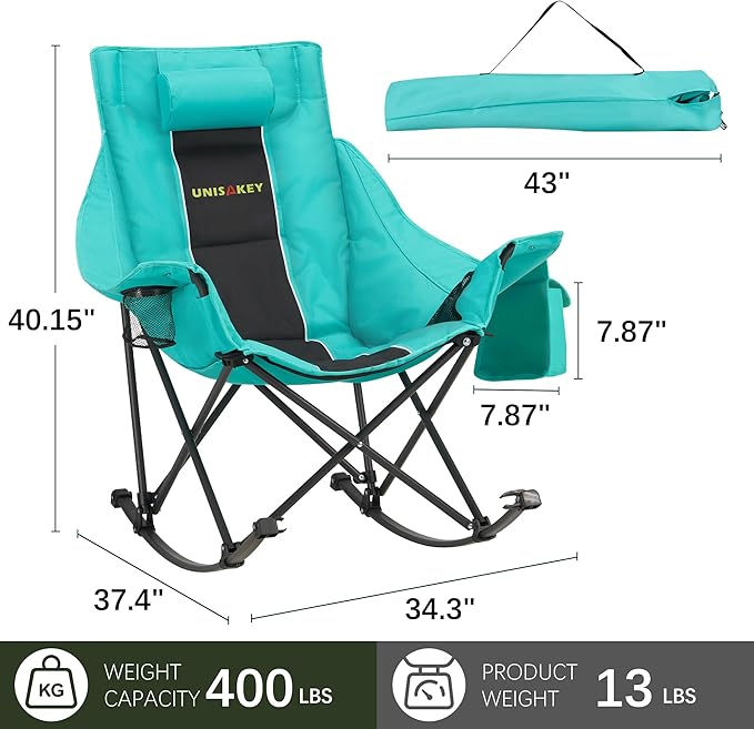 Oversized Rocking Camping Chair - Image 3