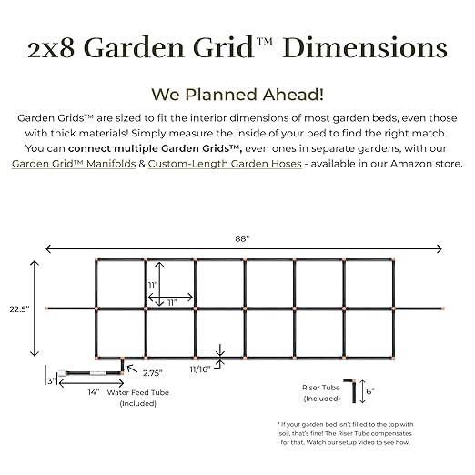 Garden Grid Watering System | Raised Garden Bed Drip Irrigation System – But - Image 8