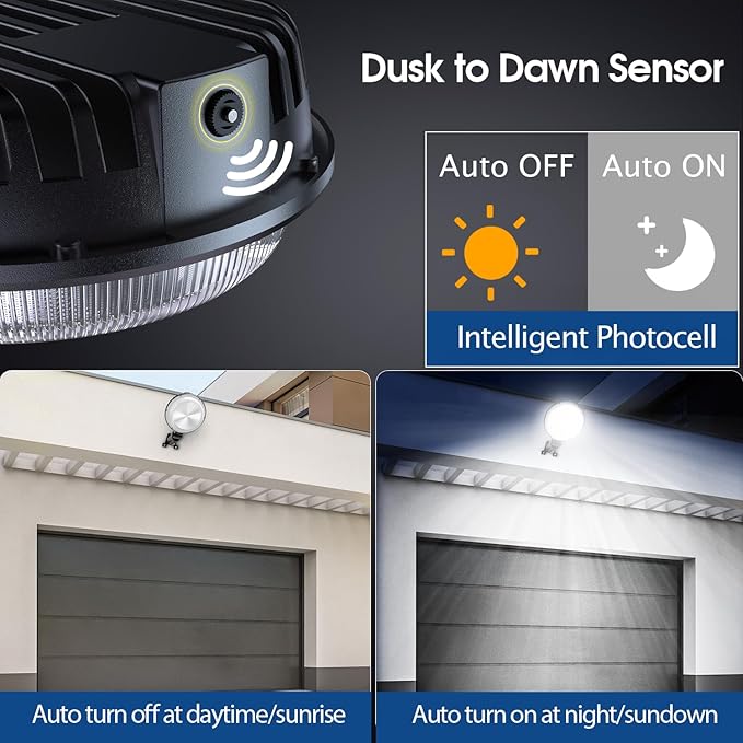 LED Barn Light, 150W 20000LM Dusk to Dawn Outdoor Lighting - Image 2