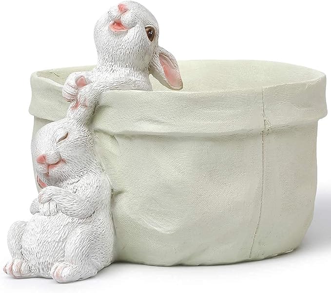 Rabbit Flower Pot Succulent Planter Garden Pots, Decorative Flower Pot - Image 8