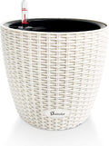 Dexceder 9x8 Inches Rattan Self Watering Planter Indoor Outdoor, Inner Pot by Dexceder