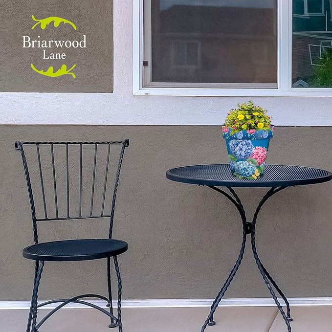 Briarwood Lane Colorful Hydrangeas Small Planter - Image 3
