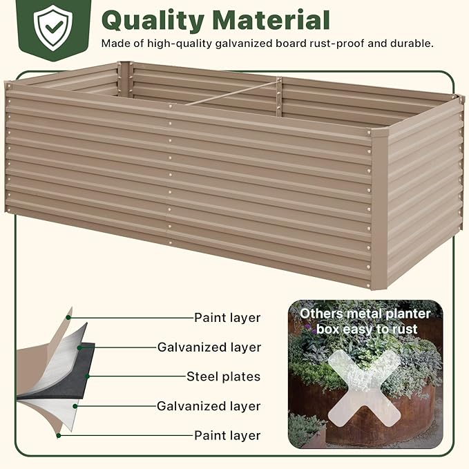DTIG Galvanized Raised Garden Bed - Image 3