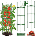 3 Pack Tomato Cages for Garden, Heavy Duty Adjustable Tomato Stake Support for by MQHUAYU