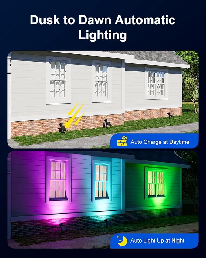 Color Changing Solar Spotlights Outdoor - Image 7