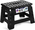 Delxo 9 Inch Folding Step Stool, Portable Collapsible Step Stool by Delxo