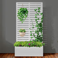 Metal Raised Garden Bed with Trellis, Planter Box by Gawicpy