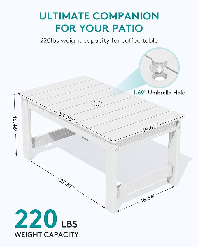 SERWALL Outdoor Coffee Table - Image 3