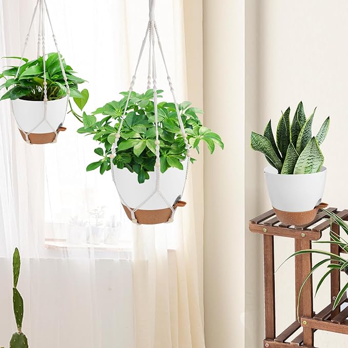 41.5 Inch Macrame Plant Hanger Indoor Outdoor - Image 7
