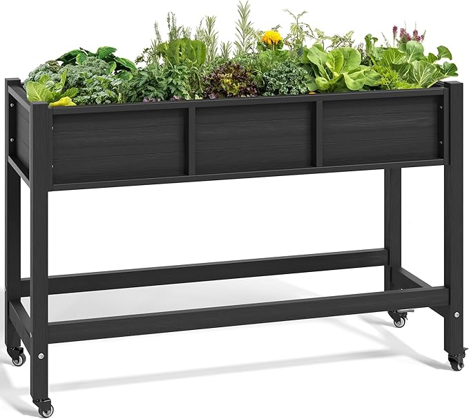 YITAHOME Raised Garden Bed HDPE, Herb Garden Bed by YITAHOME
