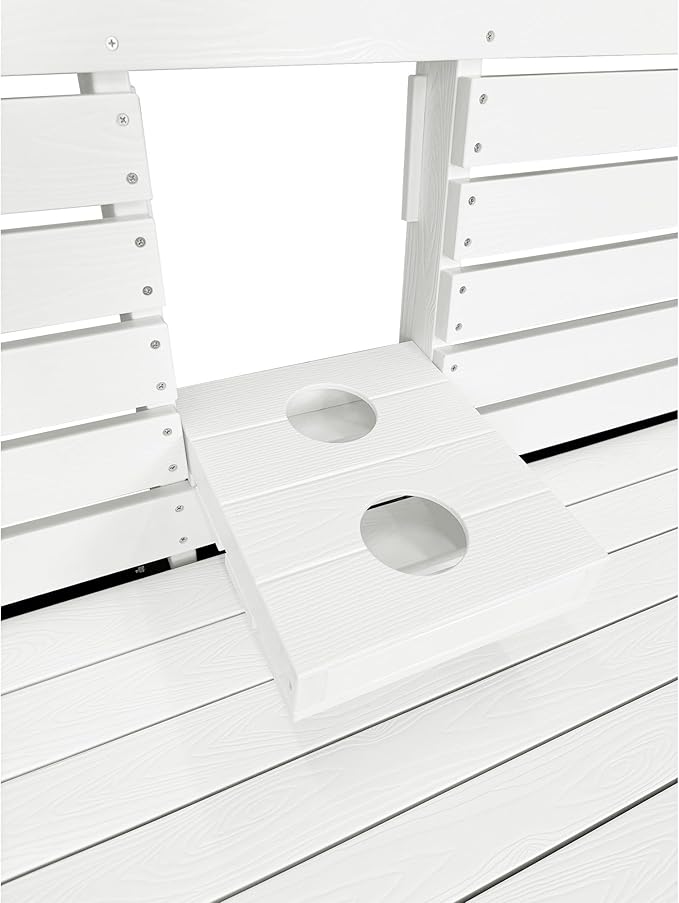 Poly Lumber 3-Seat Porch Swing, HIPS 5-Feet Bench Swing - Image 7