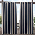 Exclusive Home Canopy Stripe Indoor/Outdoor Grommet Top Curtain Panel by Exclusive+Home