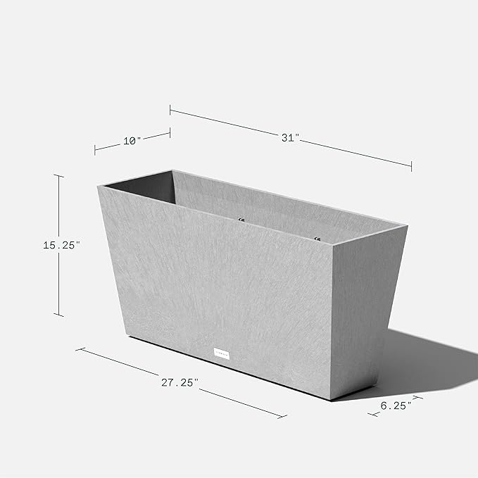 Veradek Pure Series Midori Trough Planter - Image 2