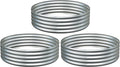 3PCS 4x4x1FT Galvanized Raised Garden Bed Kit, Vegetable Boxes-Round Metal by Yortrek