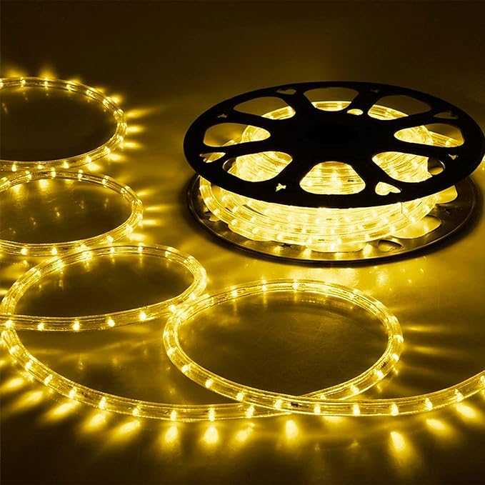 50ft 360 LED Rope Lights Outdoor, Connectable and Flexible Tube Lights - Image 2