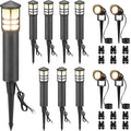 SUNVIE 12-Pack Low Voltage Landscape Lighting Kit LED Bollard Pathway Lights by SUNVIE