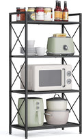 SONGMICS 4-Tier Metal Storage Rack, Shelving Unit by SONGMICSbySONGMICSHOME