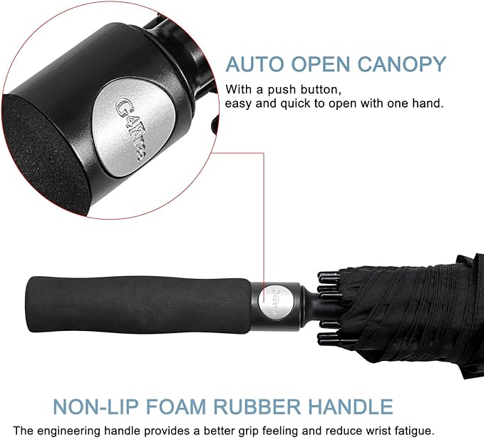 G4Free 47/54/62/68/72 Inch Automatic Open Golf Umbrella Oversize Extra Large - Image 4