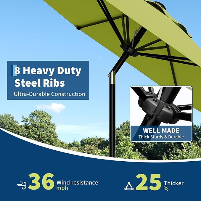 Garvee 10FT Patio Umbrella - Image 6