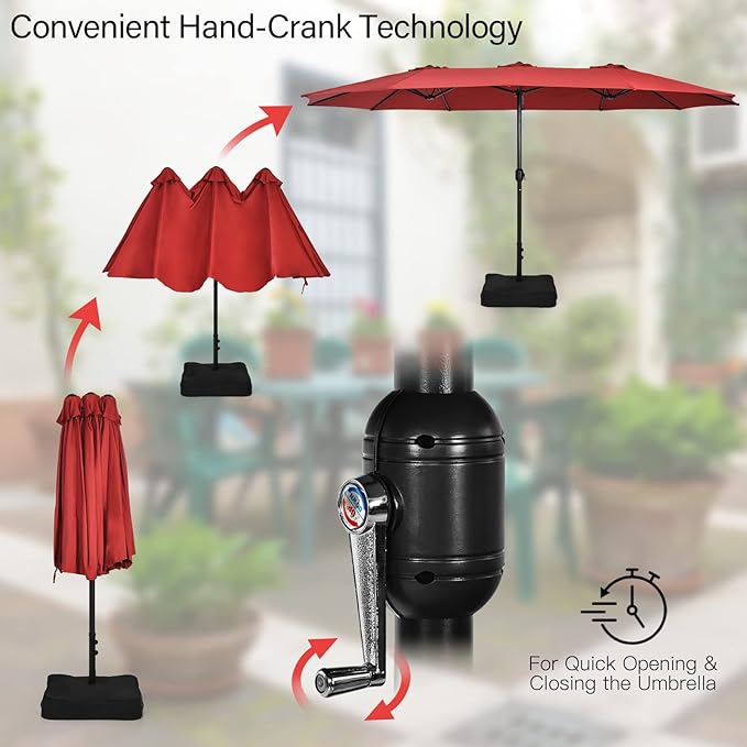 Tangkula 11 Piece Rattan Outdoor Dining Set - Image 5