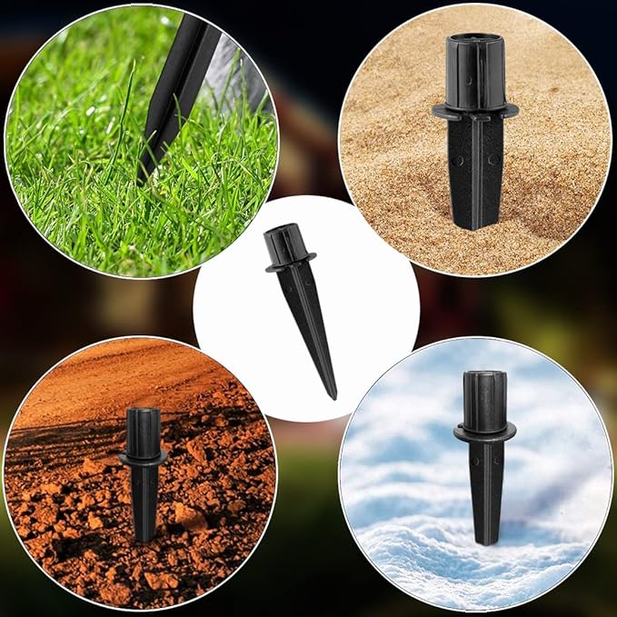 Metal Stakes Solar Lights Replacement Spike - Image 6