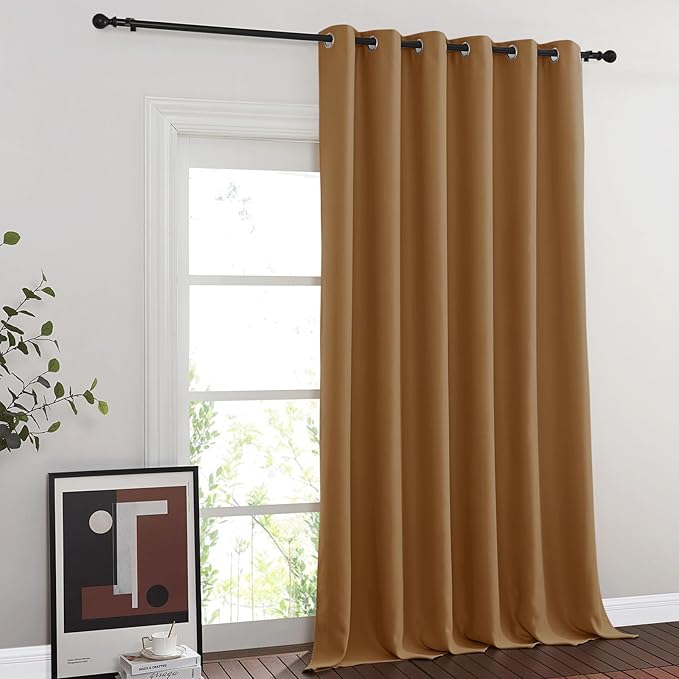 NICETOWN Gold Brown Blackout Curtains by NICETOWN