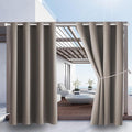 Waterproof Outdoor Curtain W52 x L63 by DivaenCamino