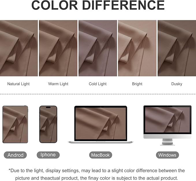 RYB HOME Outdoor Curtains 108 inches Long - Image 8