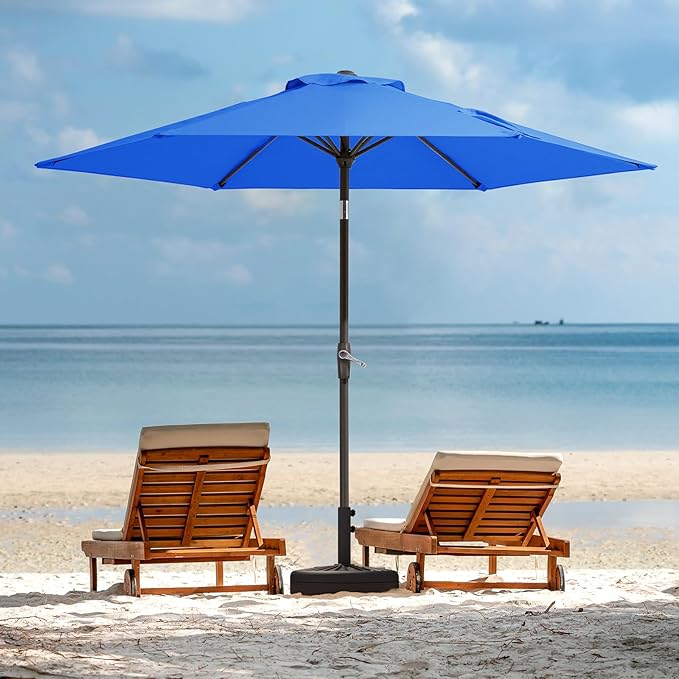 JEAREY 7.5FT Patio Umbrella Outdoor Market Umbrella - Image 8