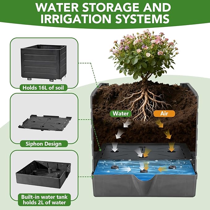2 Pack Raised Garden Bed Planter Box - Image 3