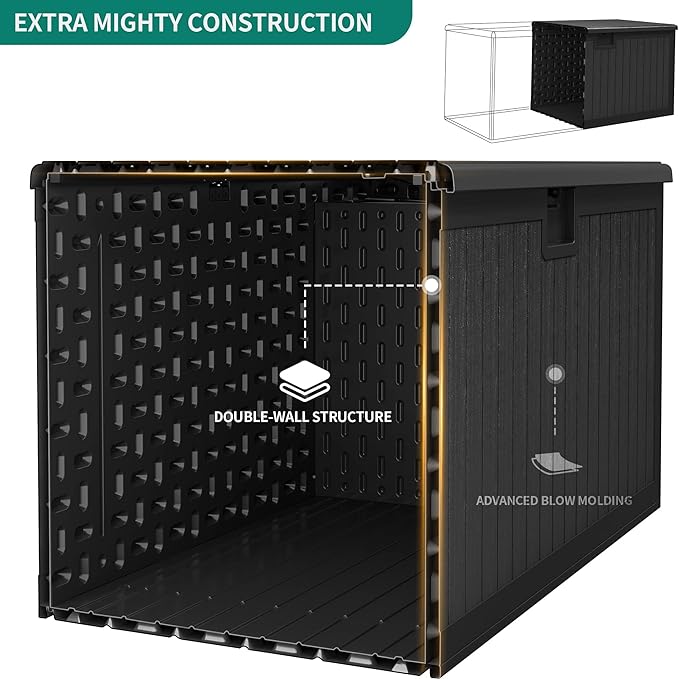 YITAHOME XXL 230 Gallon Large Deck Box, Outdoor Storage - Image 2