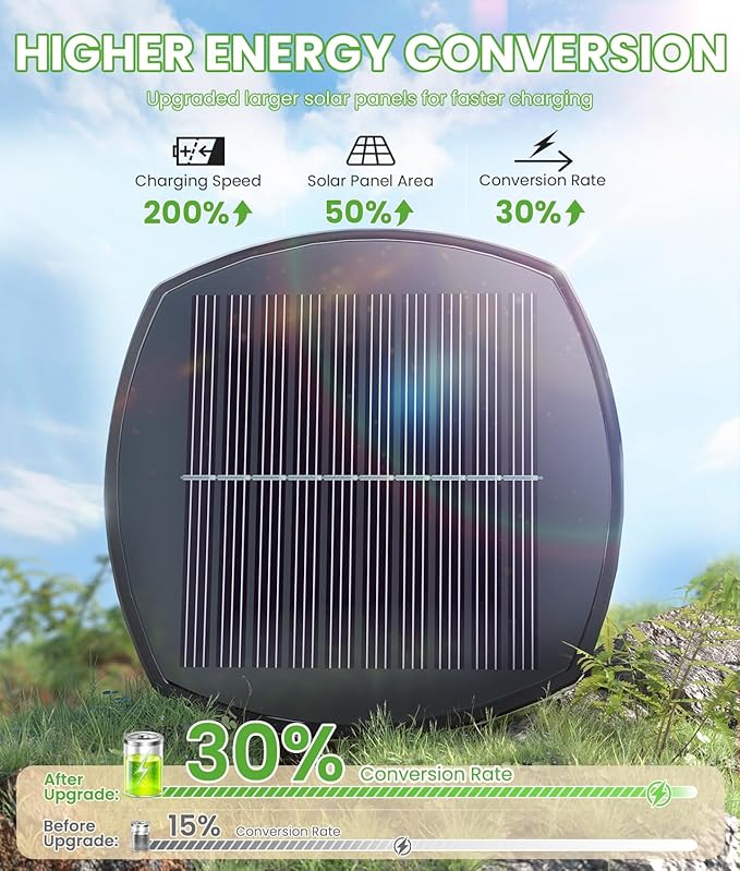 Bright Solar Lights Outdoor 6 Pack, Solar Pathway Lights Waterproof IP65 - Image 3