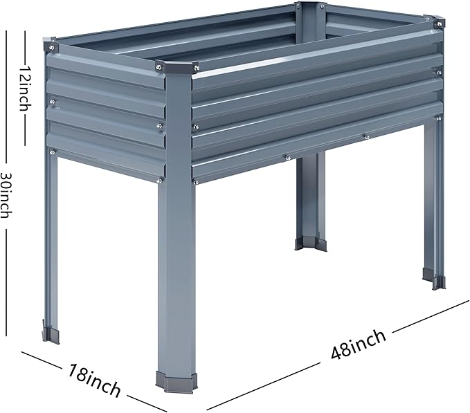 Vengarus Galvanized Raised Garden Bed Outdoor - Image 2