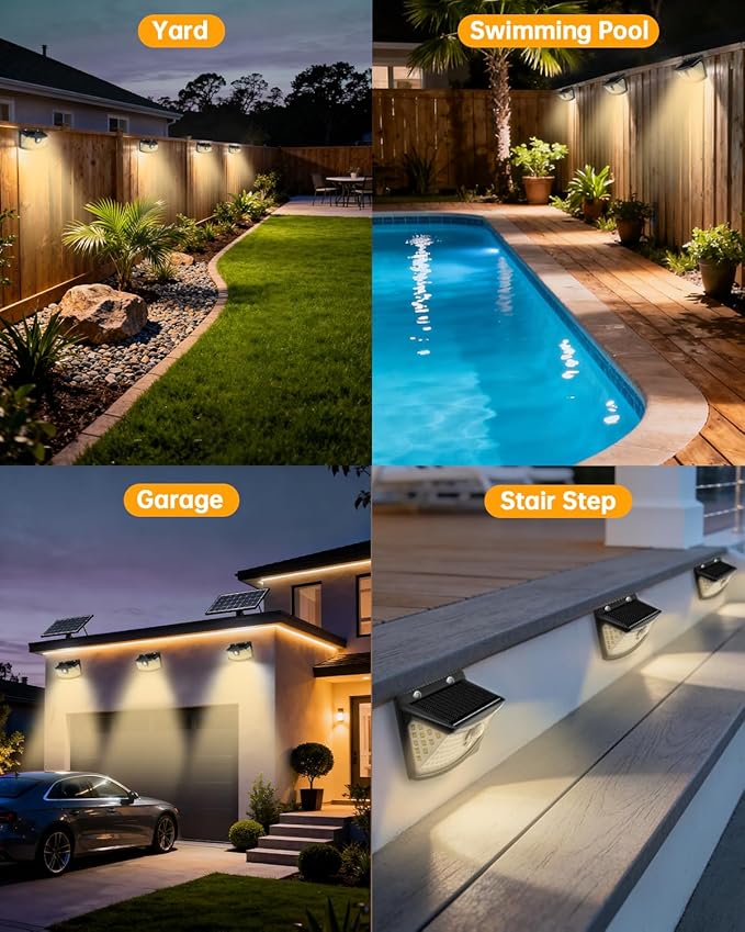 Aootek New Solar Motion Sensor Lights 120 LEDs - Image 7