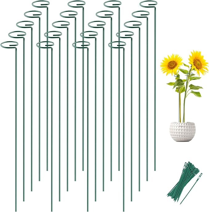 Joyhalo 20 Pack Plant Support Stakes 36 Inches, Plant Stakes, Flower Stakes by Joyhalo