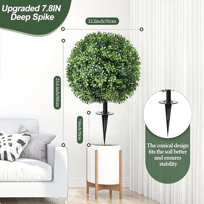 Artificial Topiary Bushes for Outdoors - Image 4