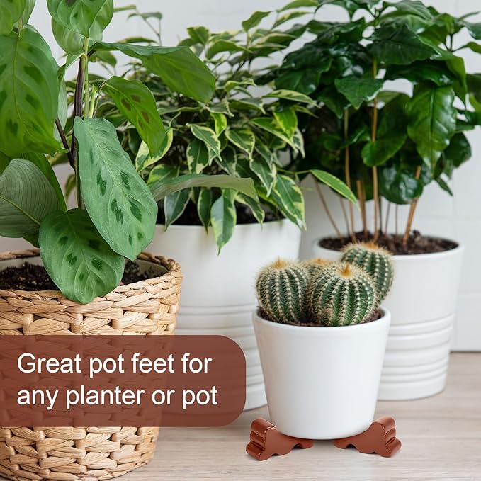 Kigeli 6 Pcs Resin Garden Pot Feet - Image 6